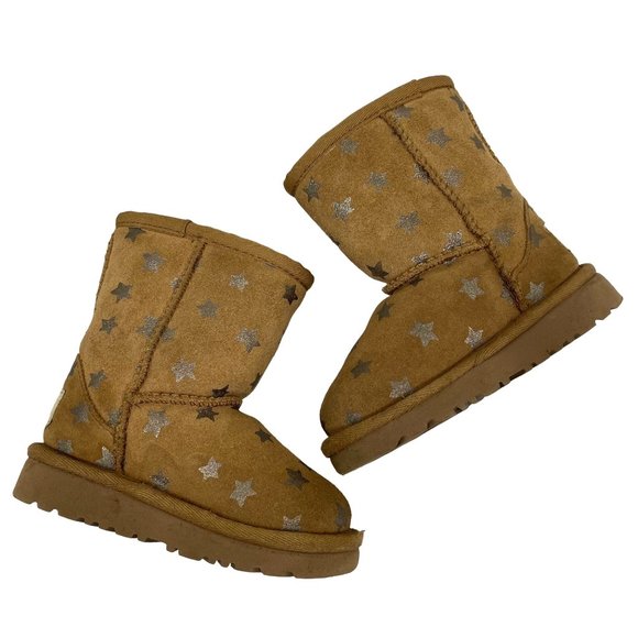 UGG Other - UGG Classic Tan with Silver Star Boots US 6